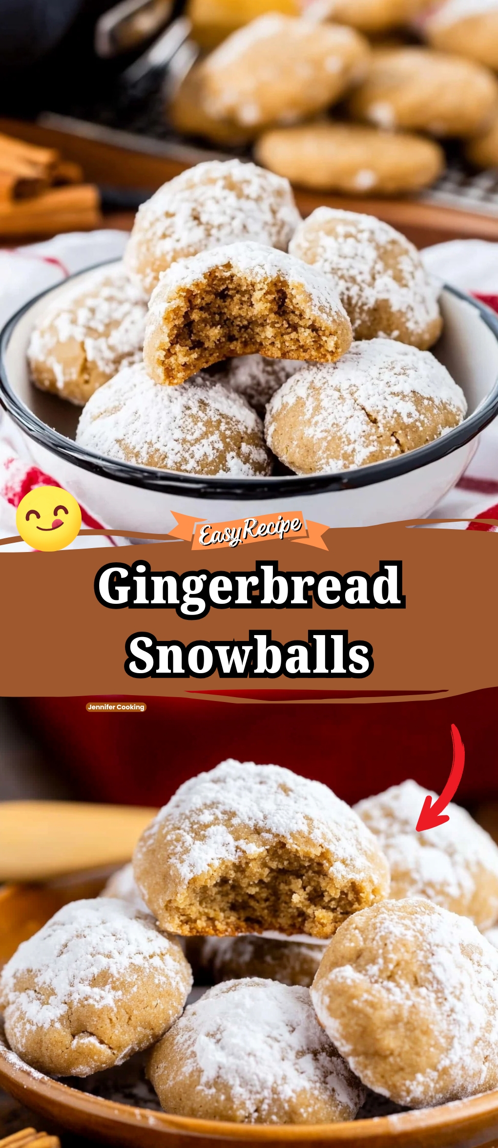 Gingerbread Snowballs