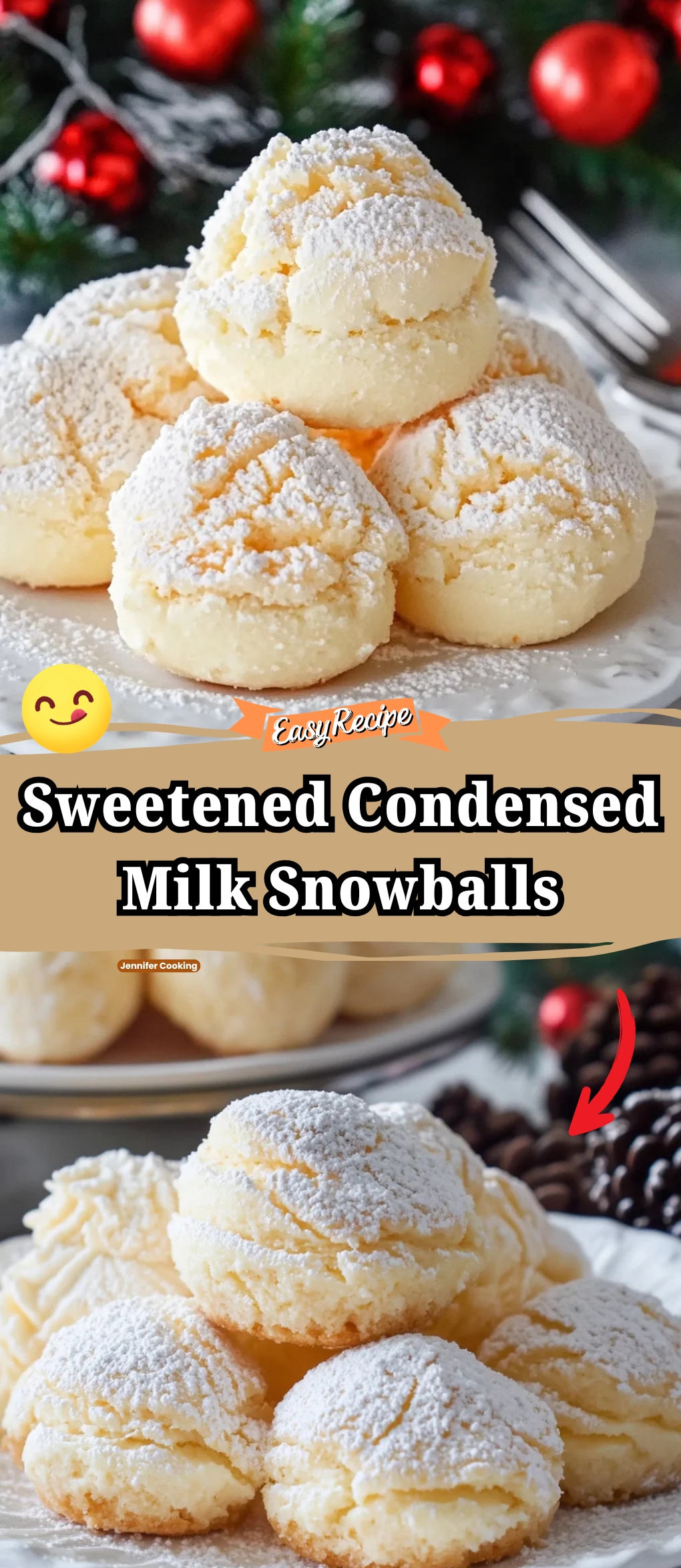 Sweetened Condensed Milk Snowballs