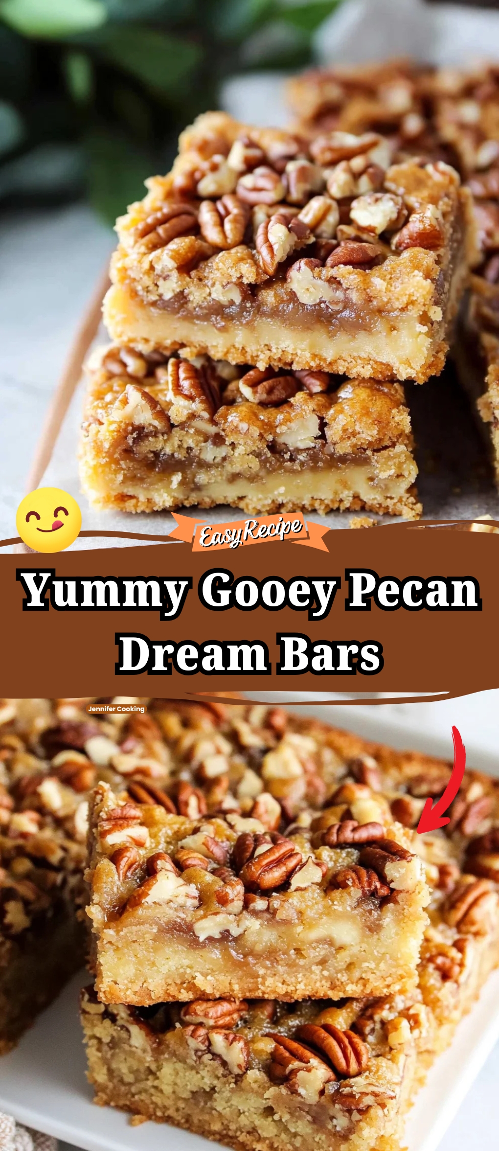 Gooey Pecan Dream Bars