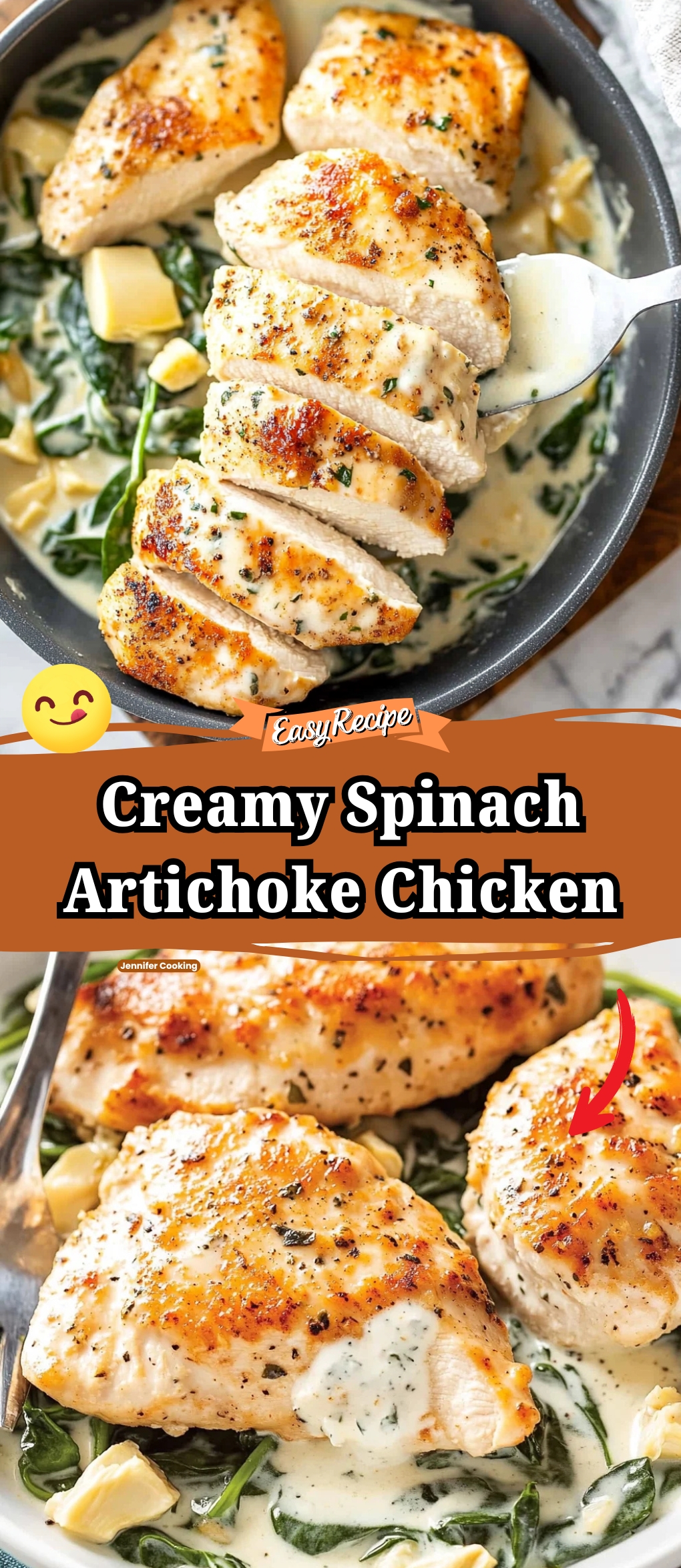 Creamy Spinach Artichoke Chicken