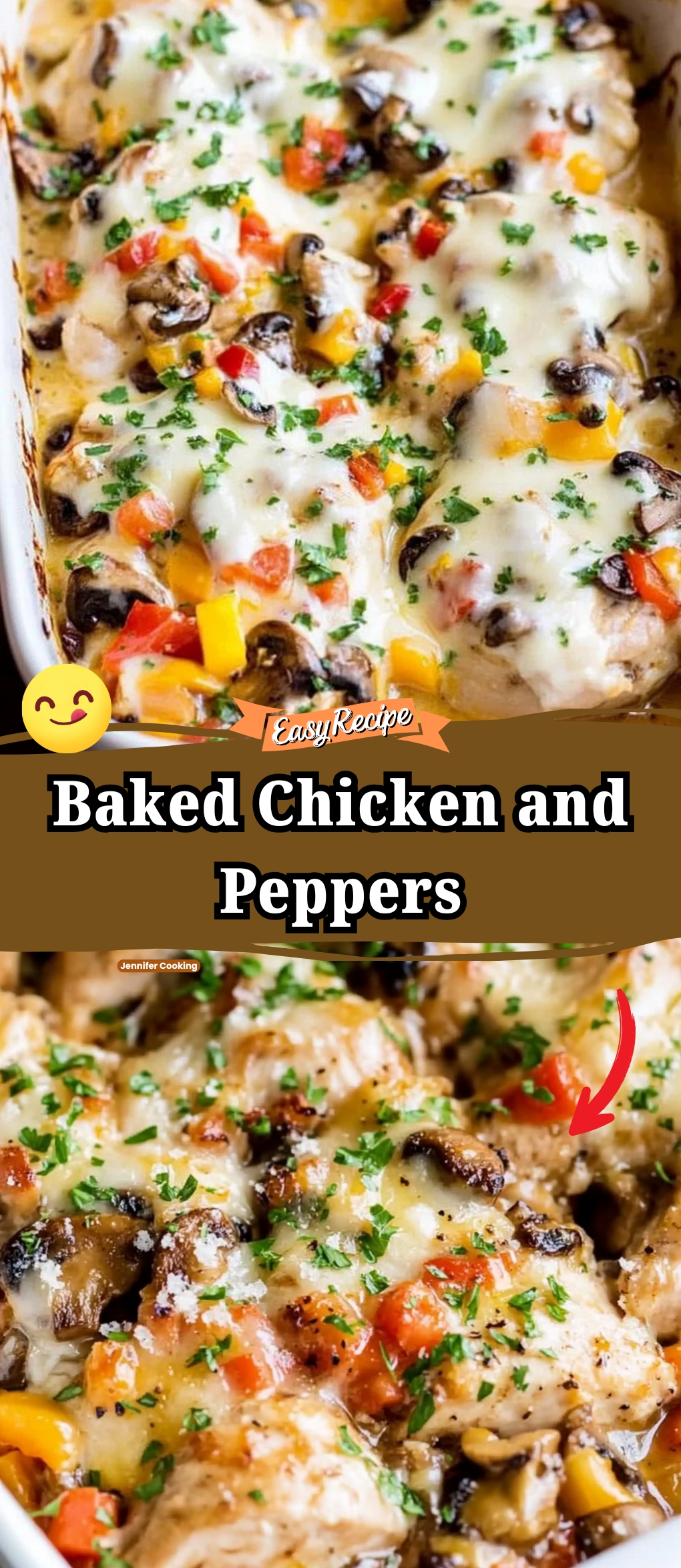 Baked Chicken and Peppers
