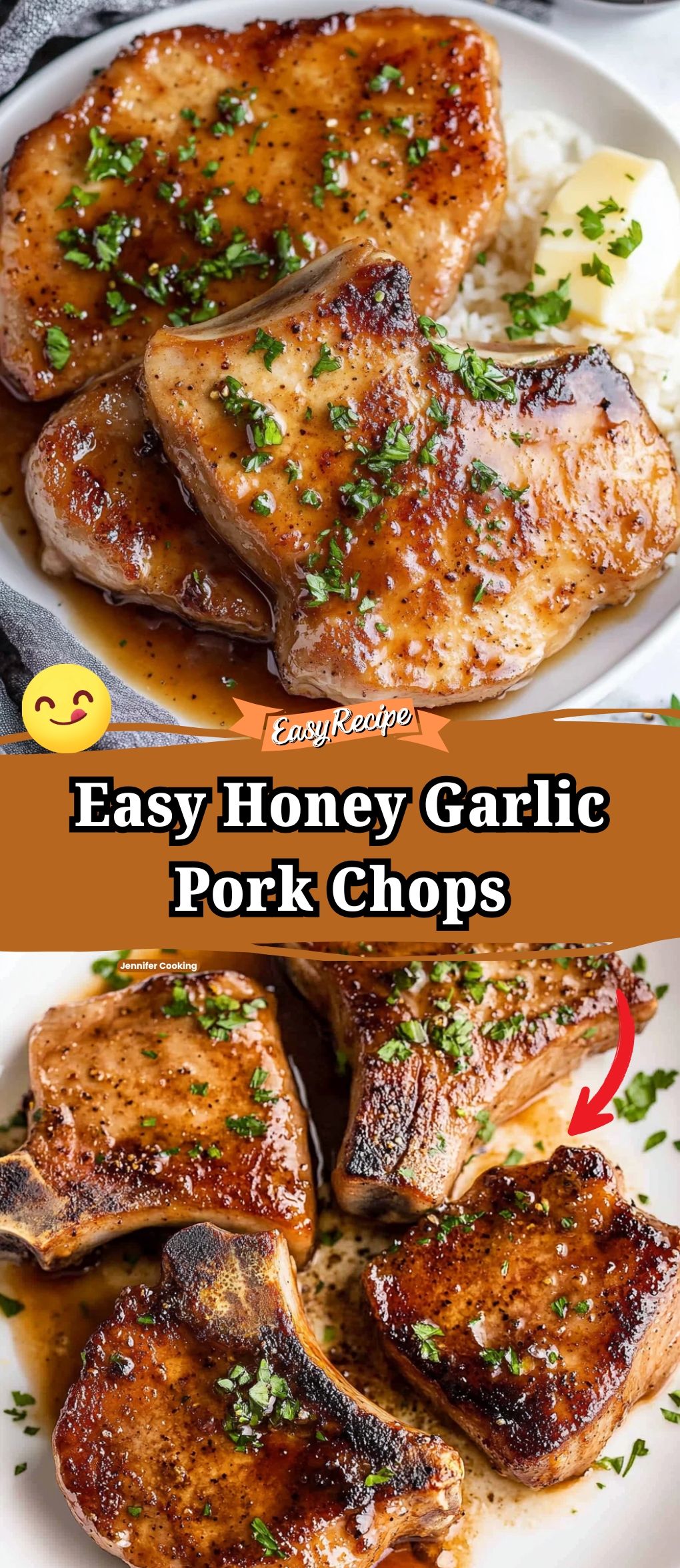 Easy Honey Garlic Pork Chops