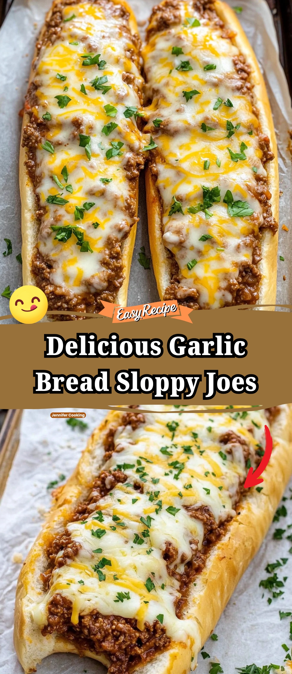 Garlic Bread Sloppy Joes