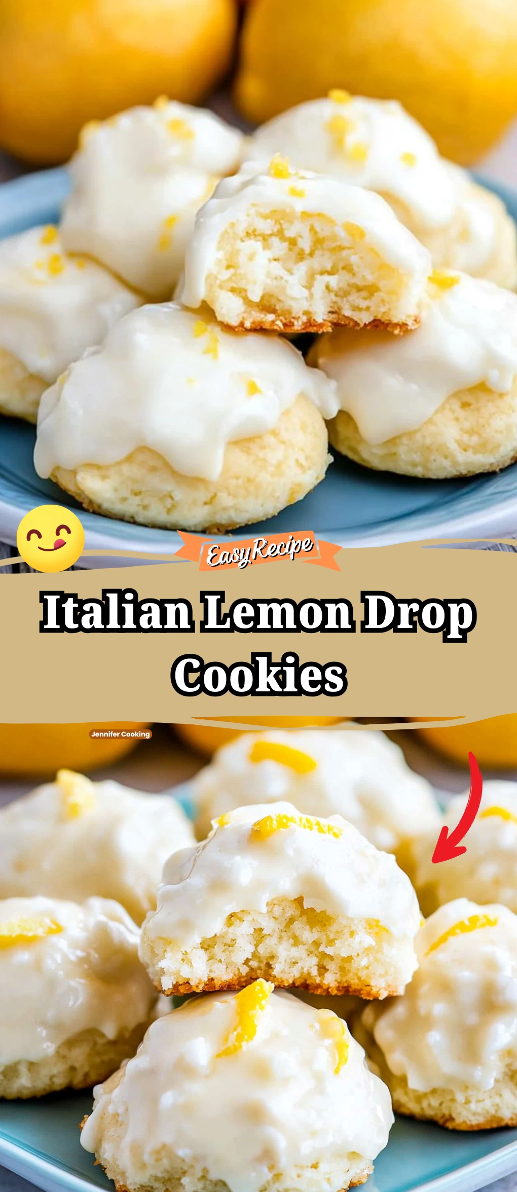 Italian Lemon Drop Cookies