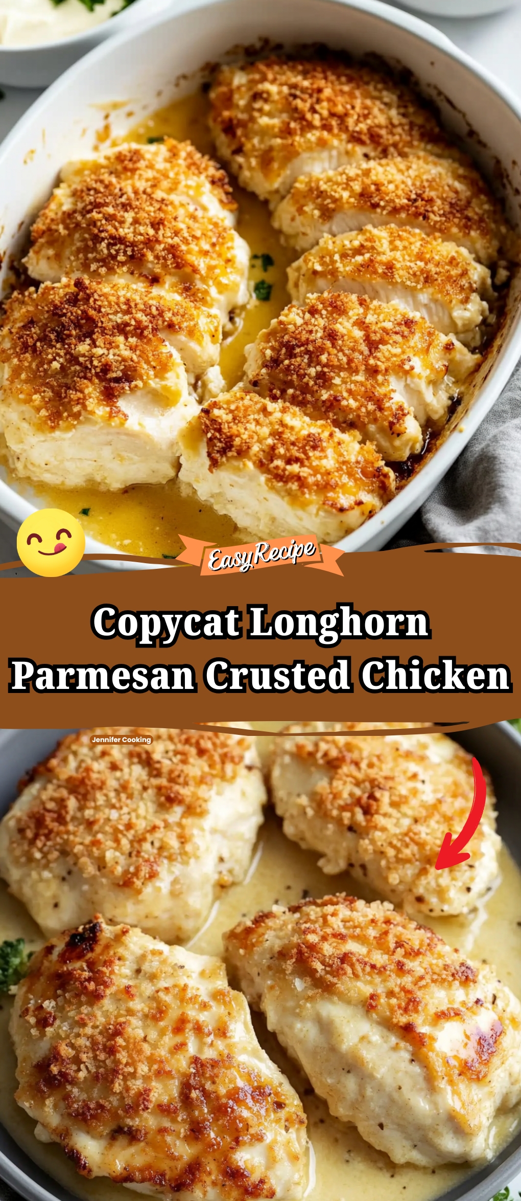 Copycat Longhorn Parmesan Crusted Chicken