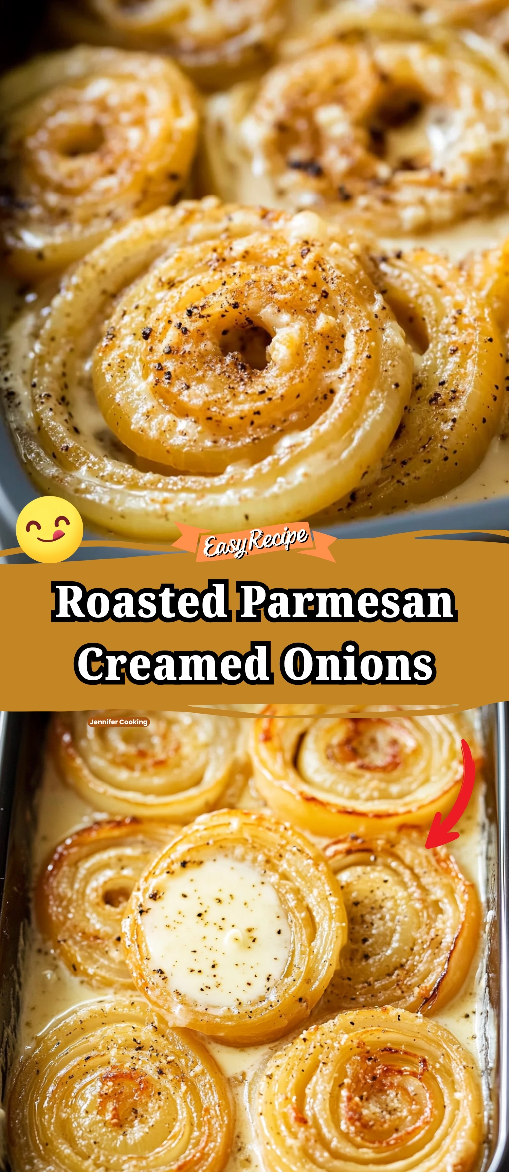 Roasted Parmesan Creamed Onions