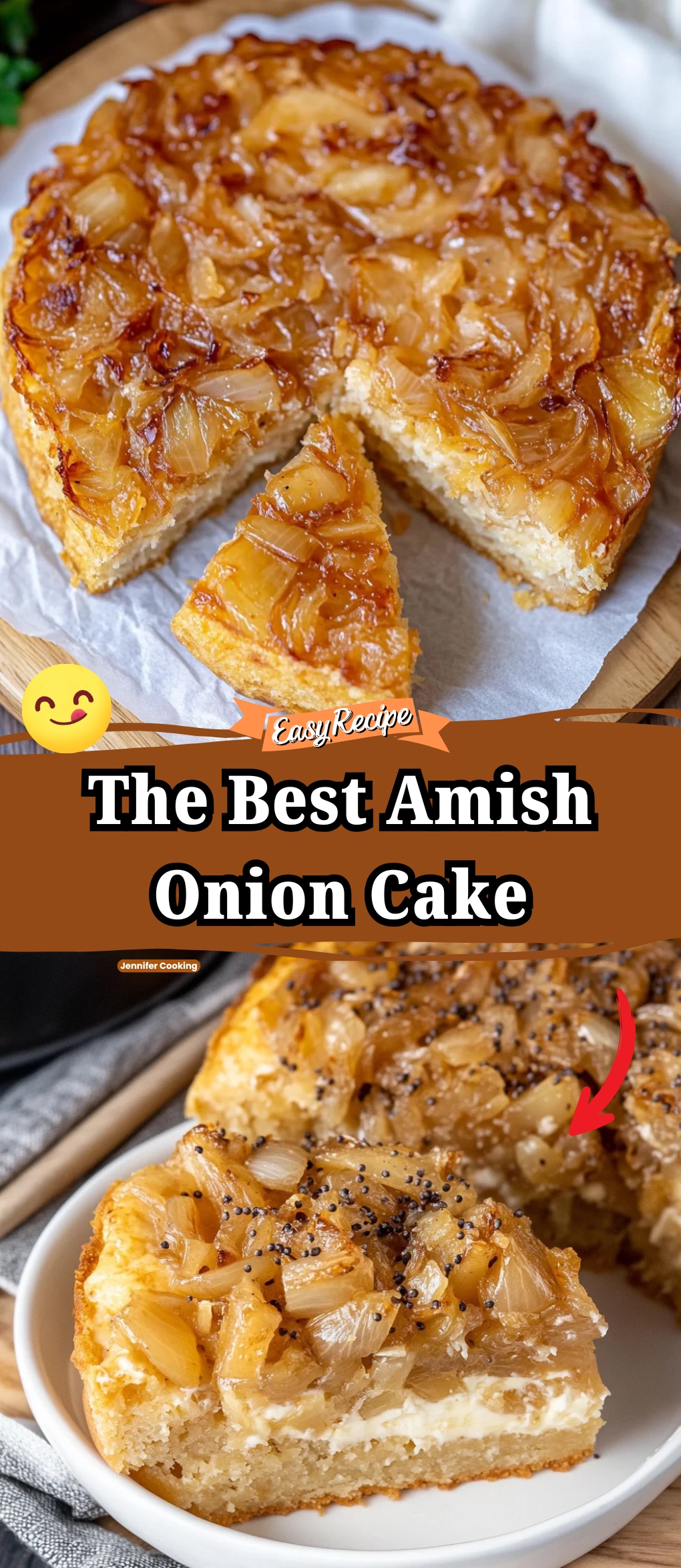 Amish Onion Cake