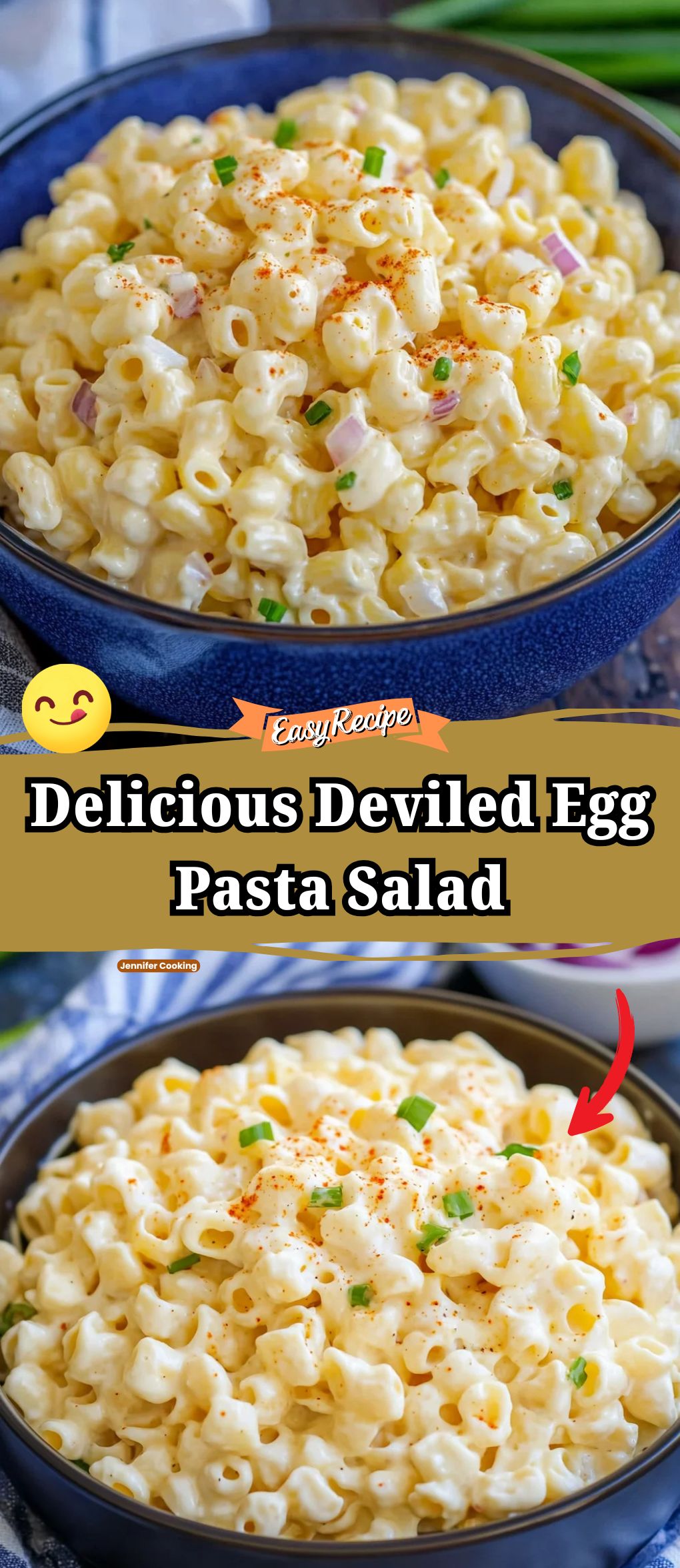 Deviled Egg Pasta Salad