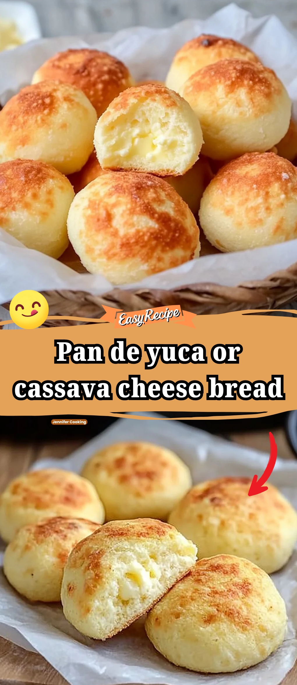 Pan de yuca or cassava cheese bread