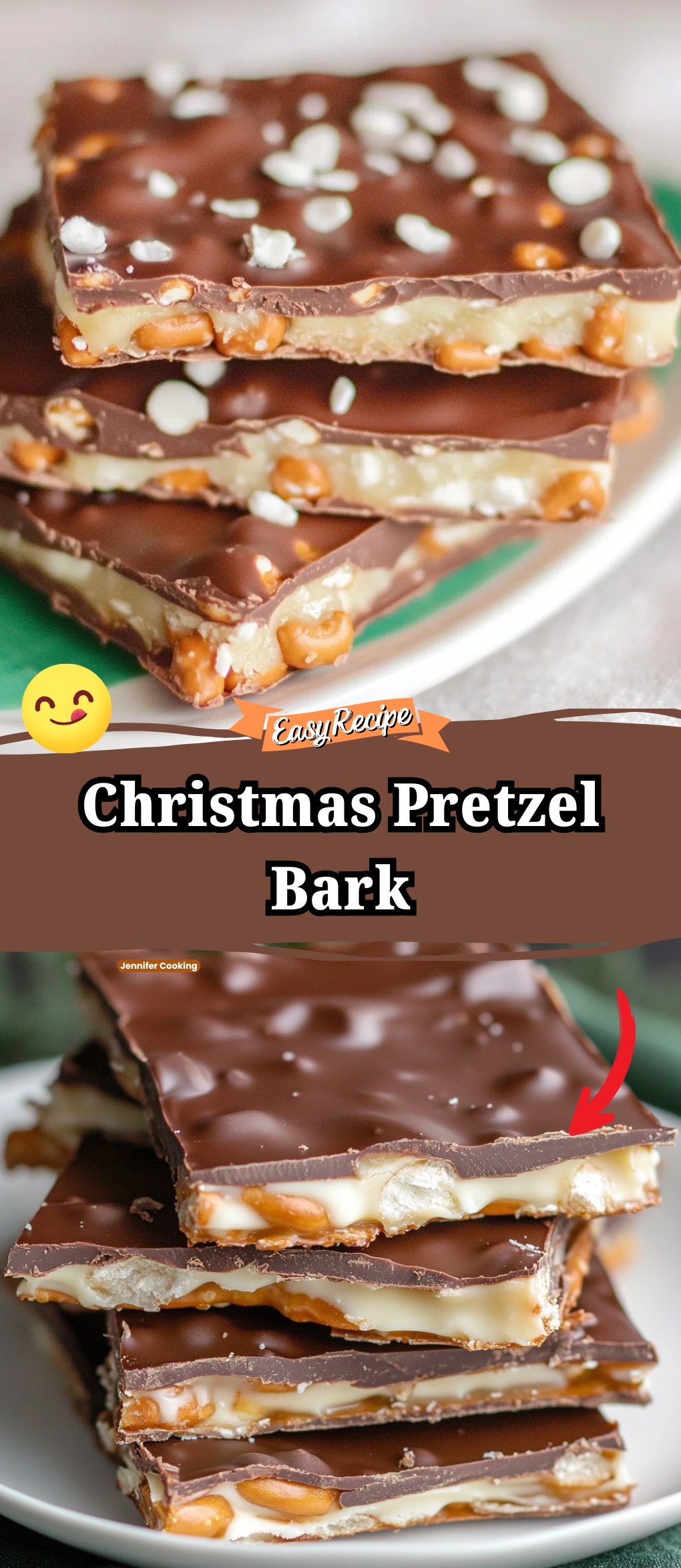 Christmas Pretzel Bark