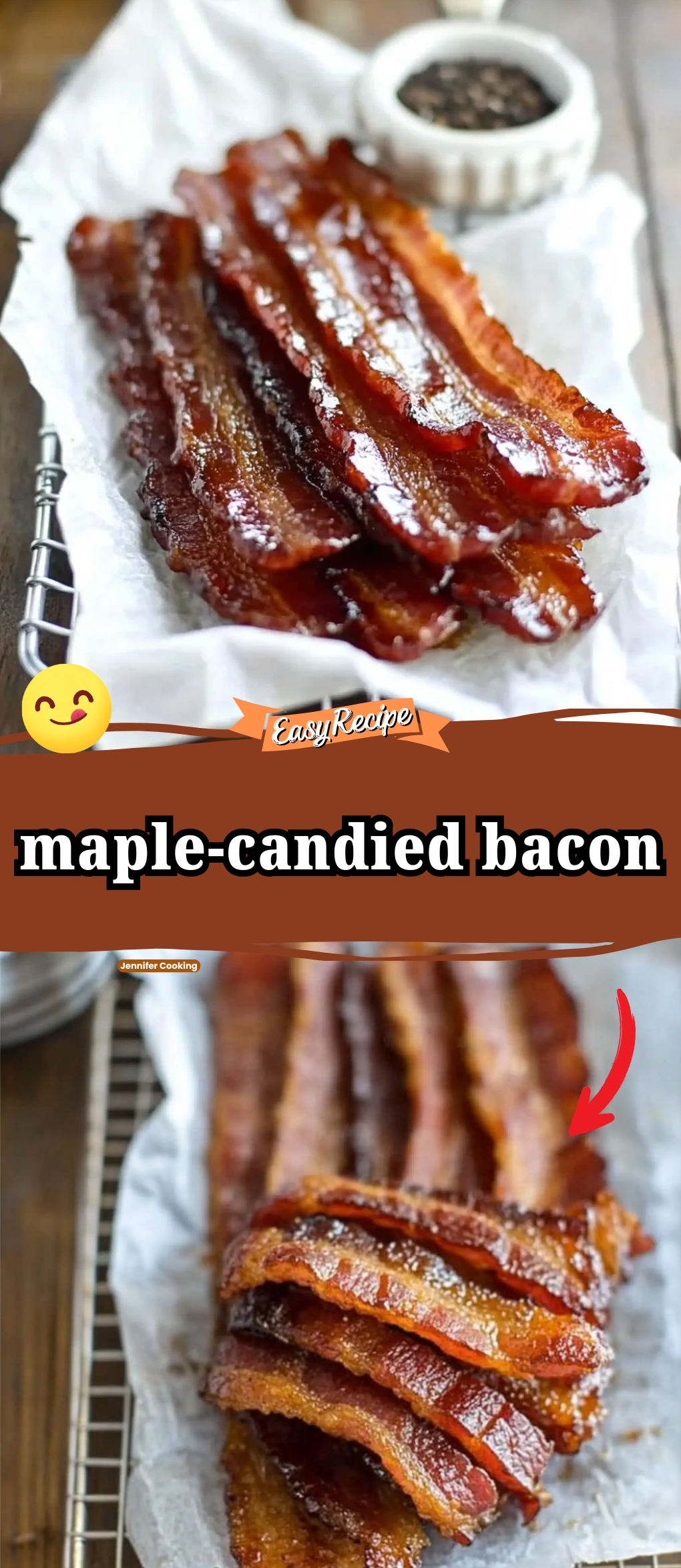 maple-candied bacon