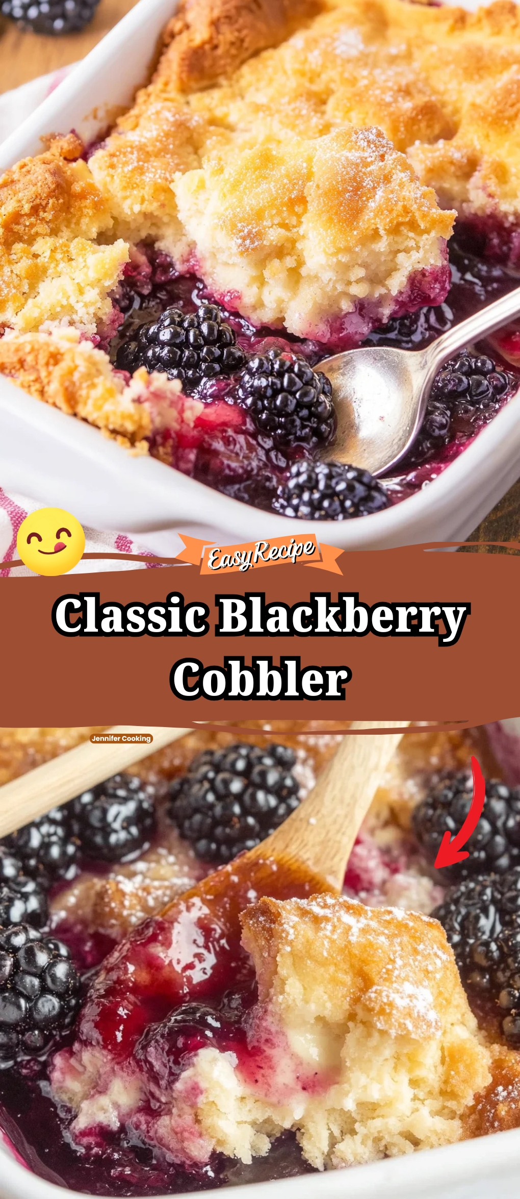 Classic Blackberry Cobbler