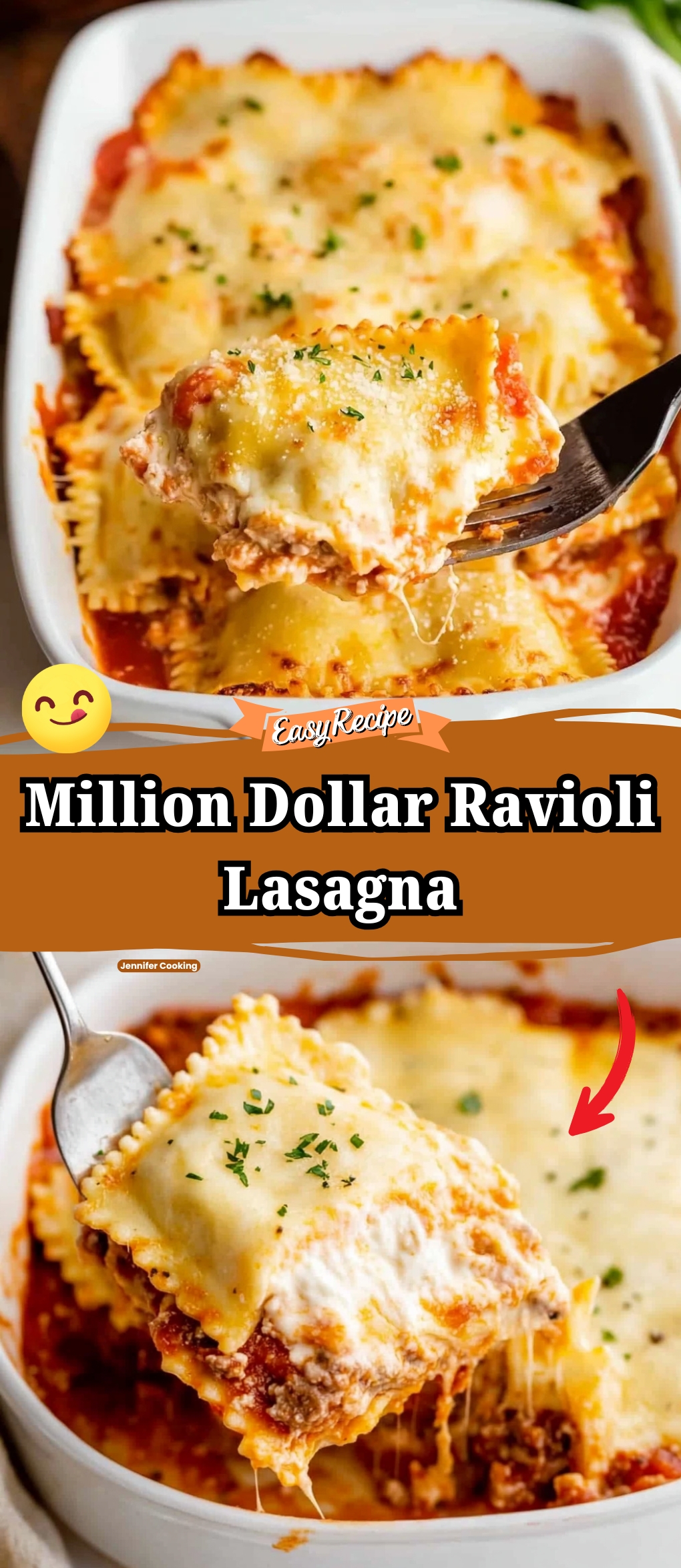 Million Dollar Ravioli Lasagna