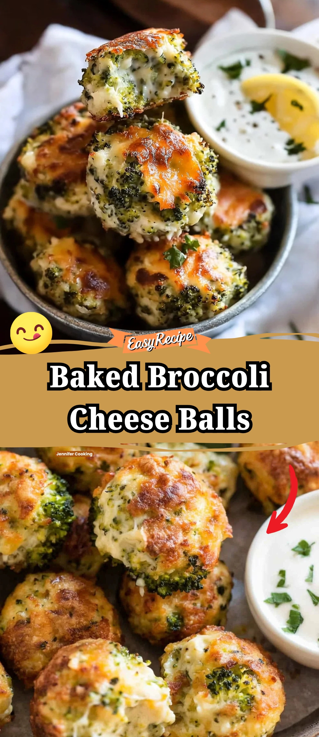 Baked Broccoli Cheese Balls