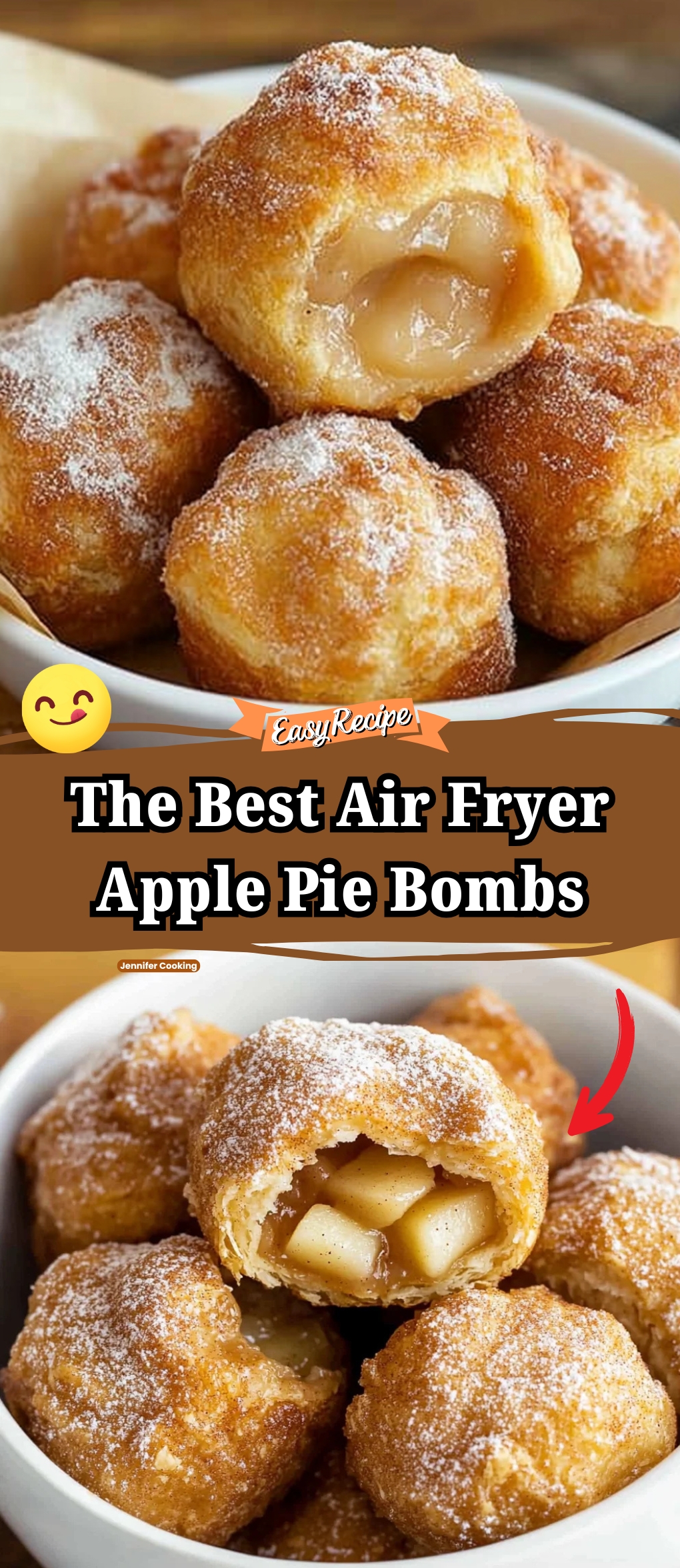Air Fryer Apple Pie Bombs
