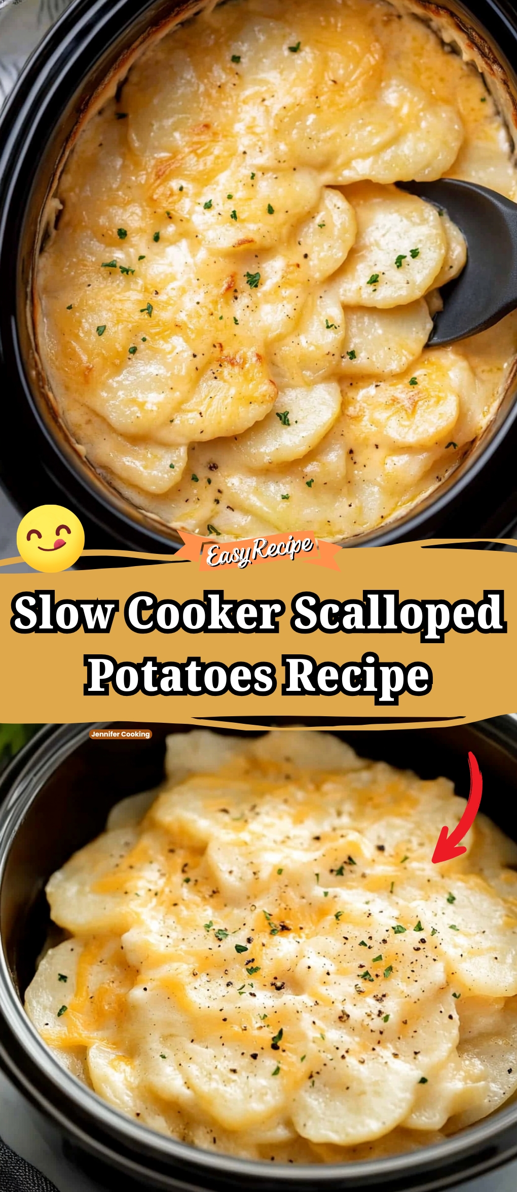 Slow Cooker Scalloped Potatoes Recipe