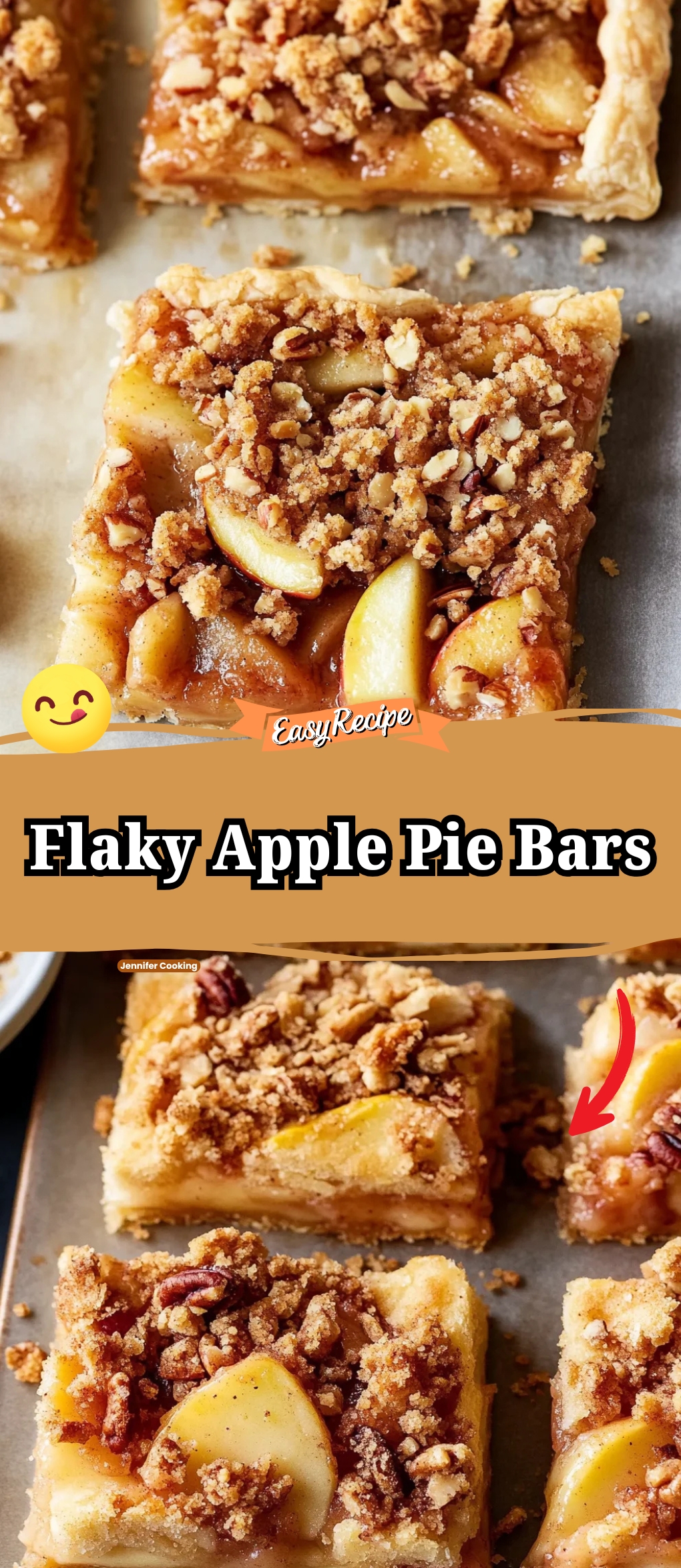 Flaky Apple Pie Bars