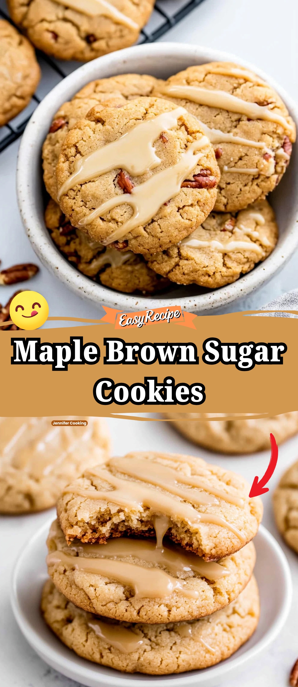 Maple Brown Sugar Cookies