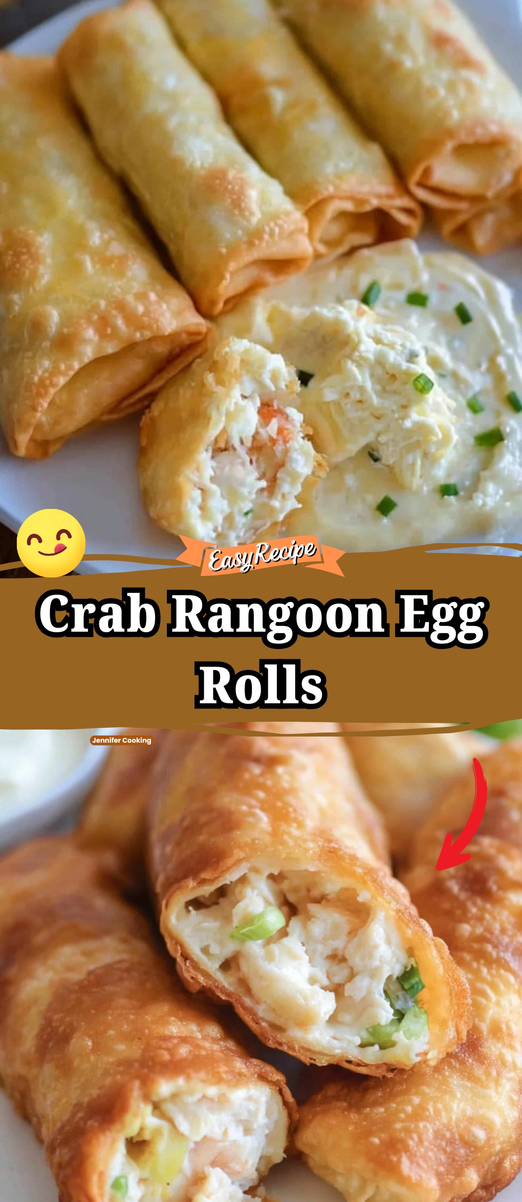 Crab Rangoon Egg Rolls
