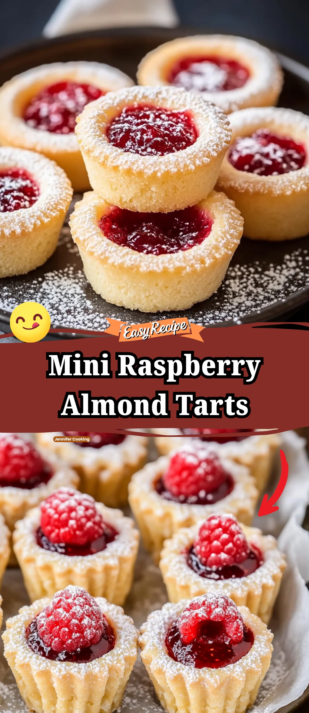 Mini Raspberry Almond Tarts
