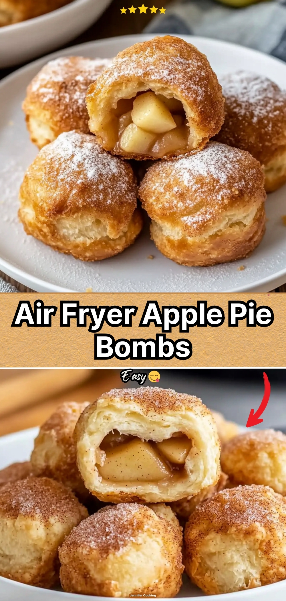 Air Fryer Apple Pie Bombs