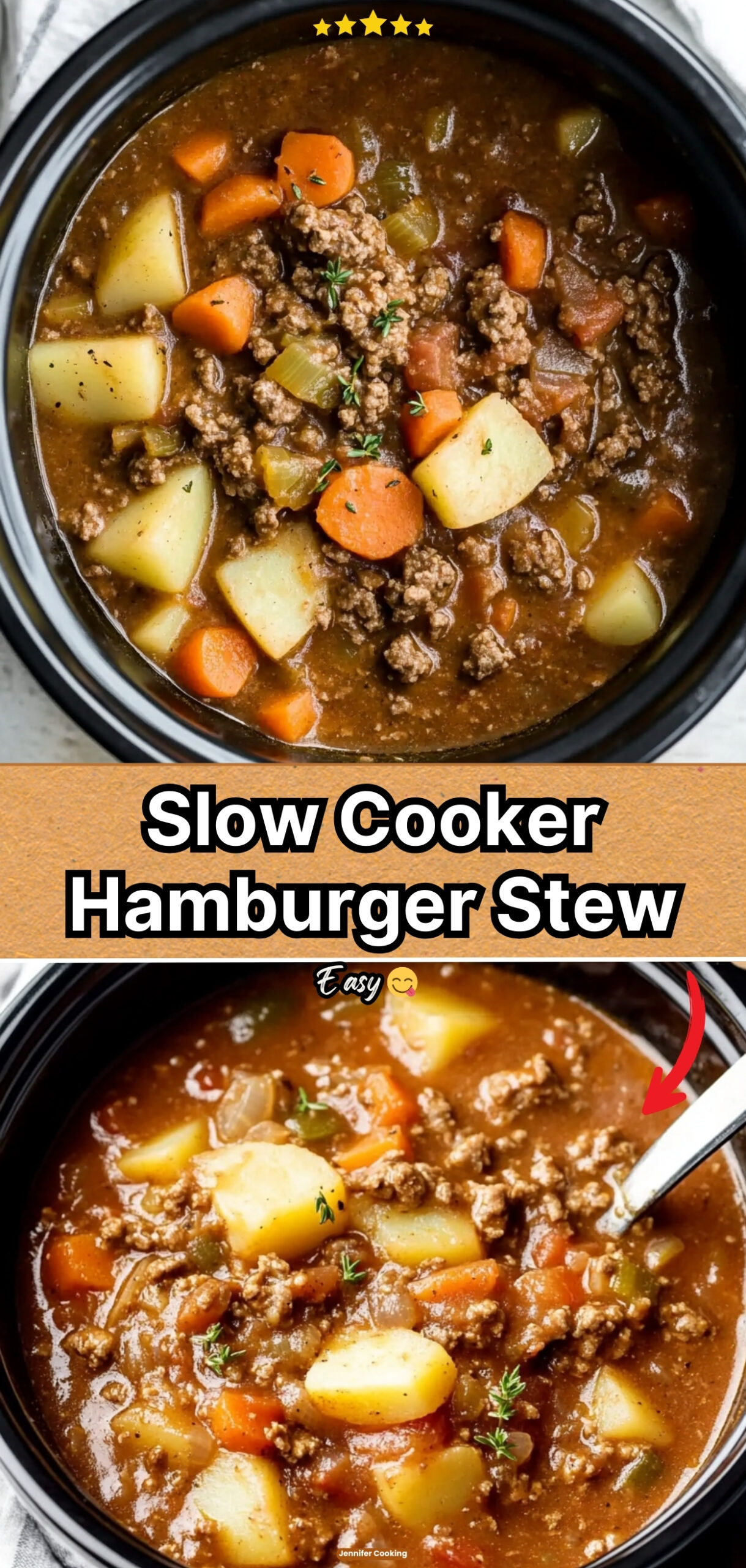 Slow Cooker Hamburger Stew