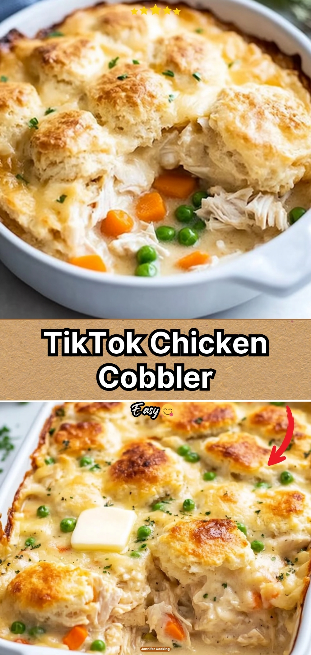 TikTok Chicken Cobbler