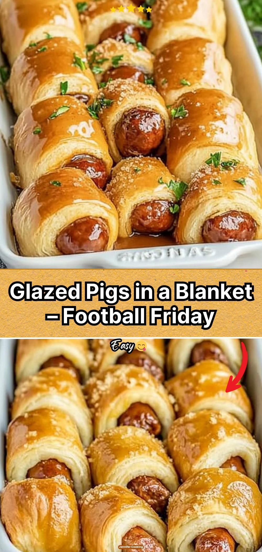 Glazed Pigs in a Blanket – Football Friday