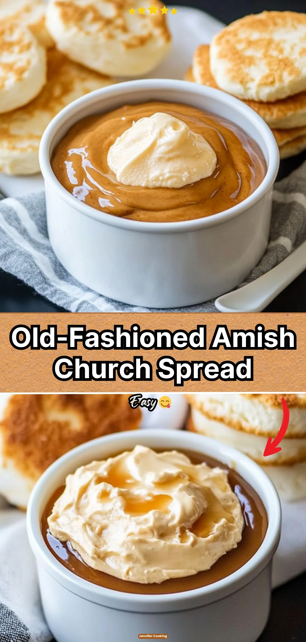 Old-Fashioned Amish Church Spread
