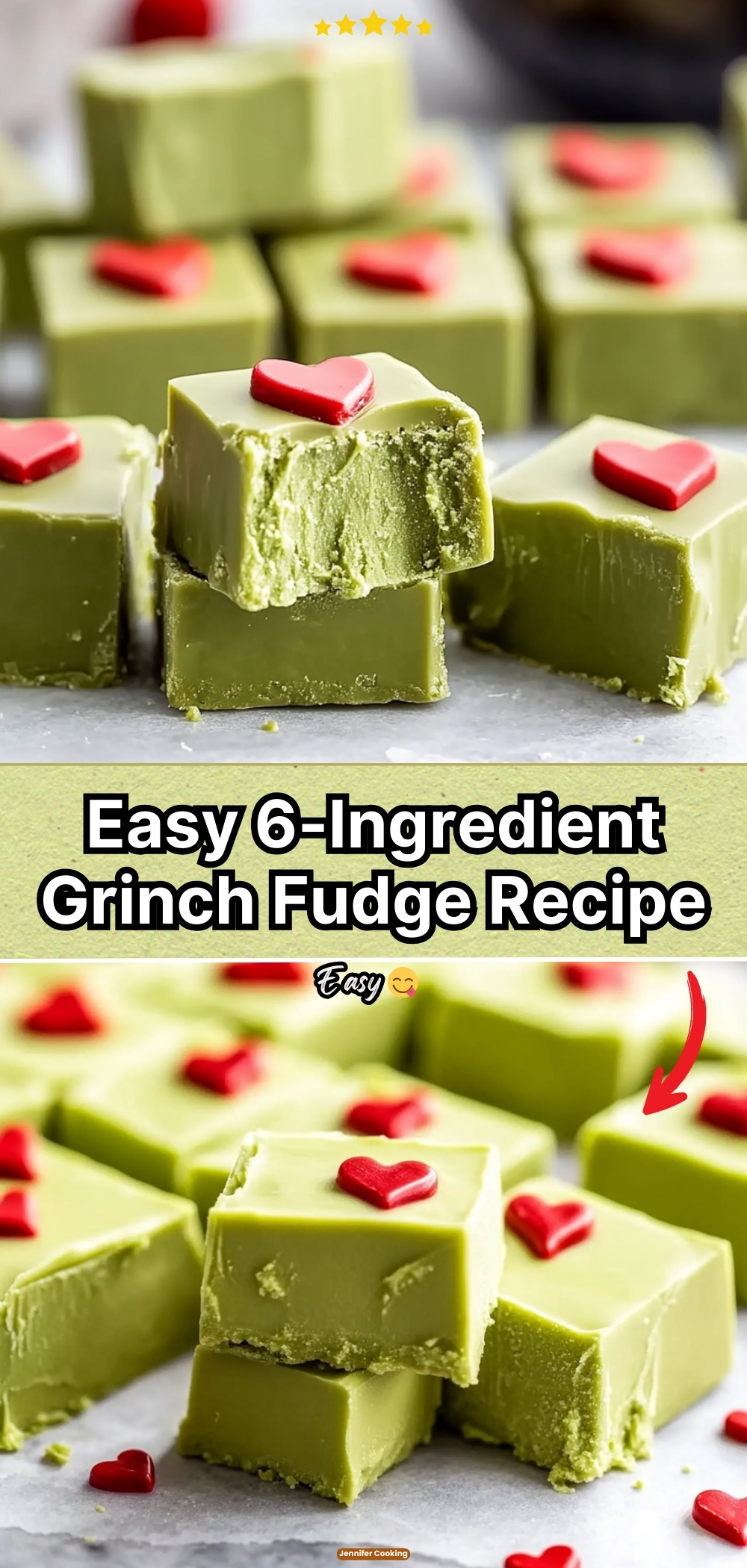 Easy 6-Ingredient Grinch Fudge Recipe
