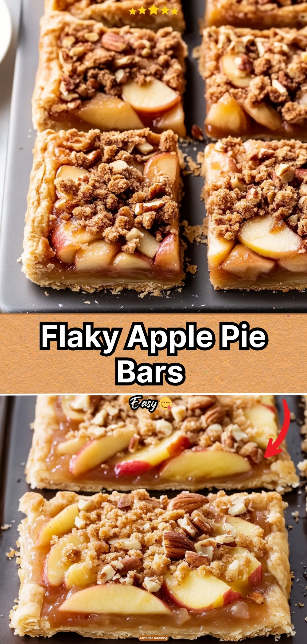 Flaky Apple Pie Bars