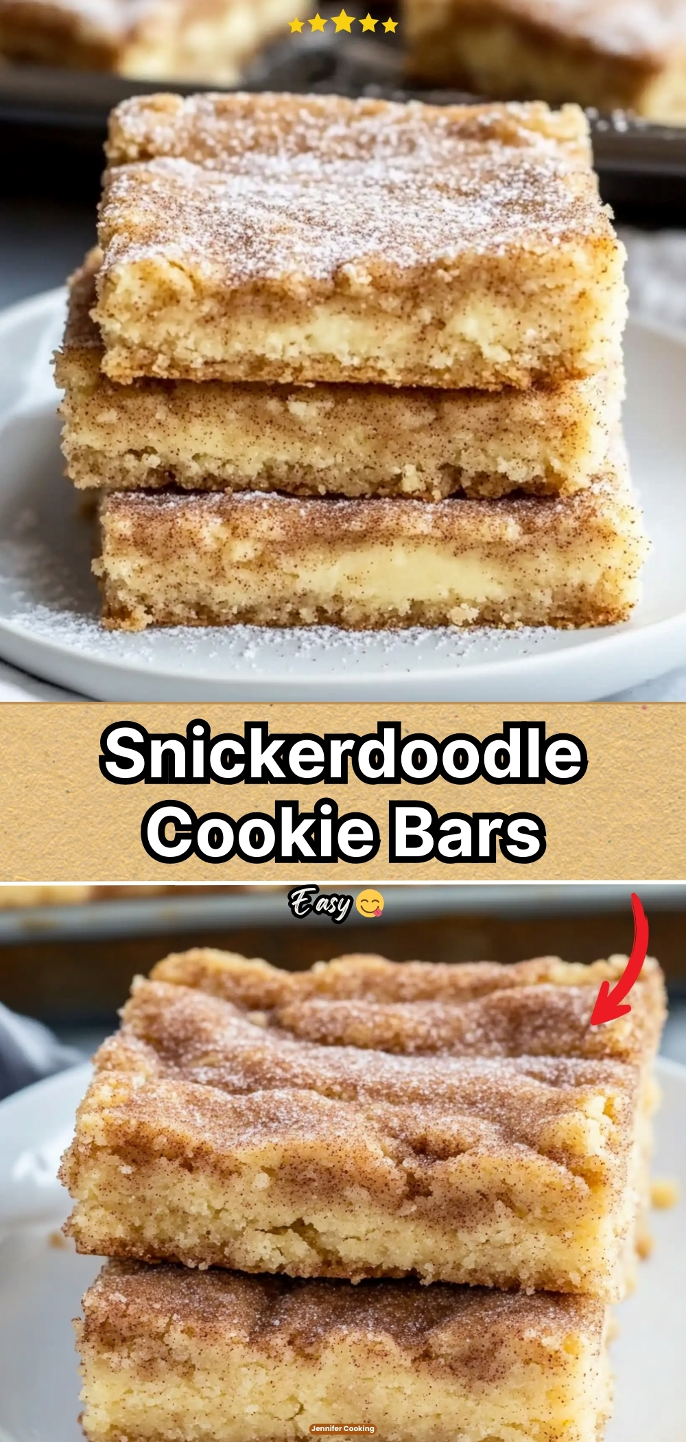 Snickerdoodle Cookie Bars