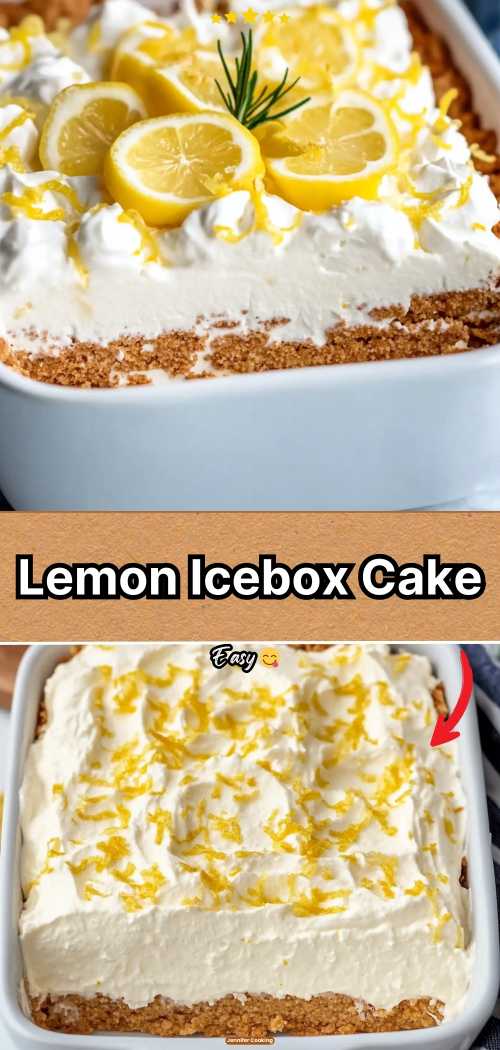 Lemon Icebox Cake