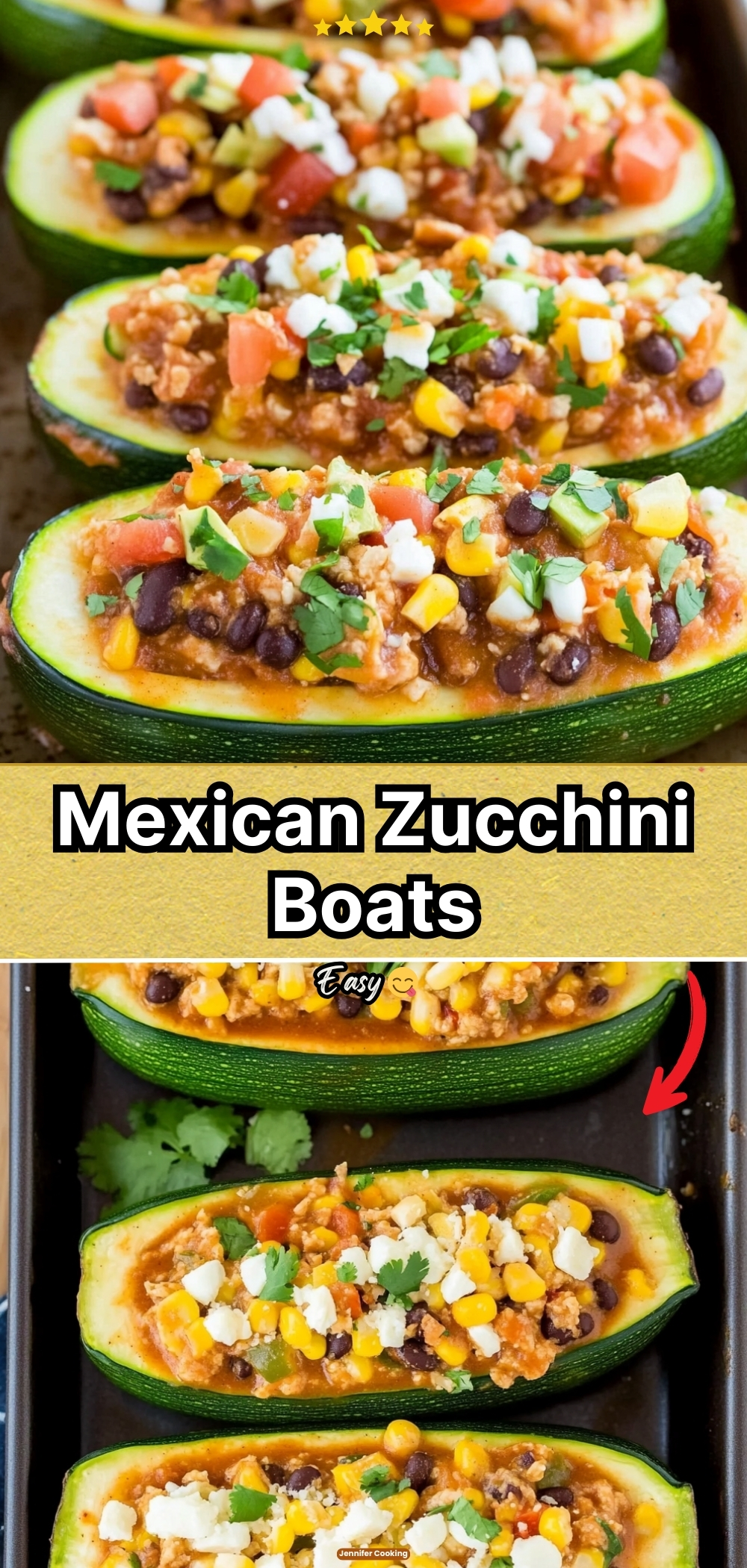 Mexican Zucchini Boats