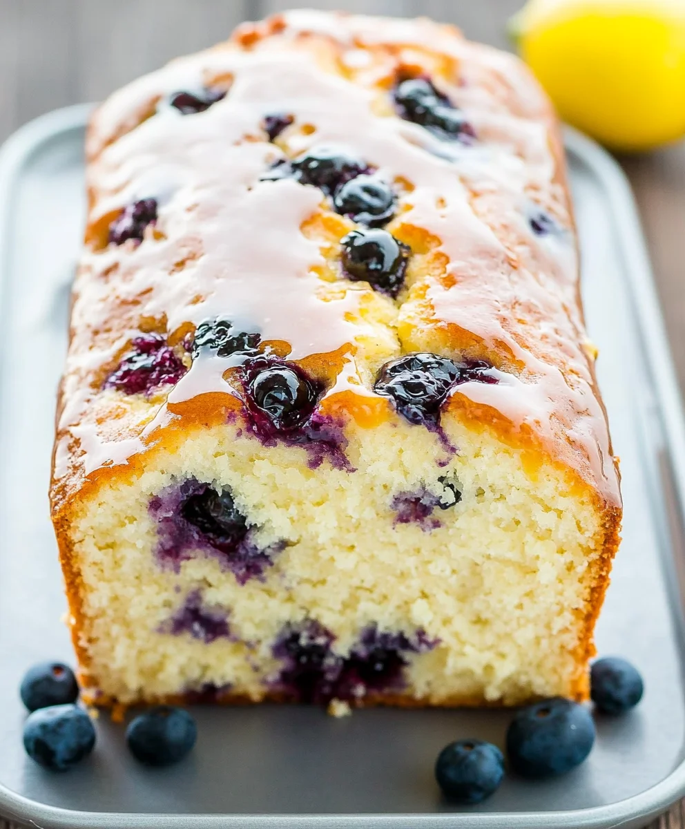 Lemon Blueberry Yogurt Loaf