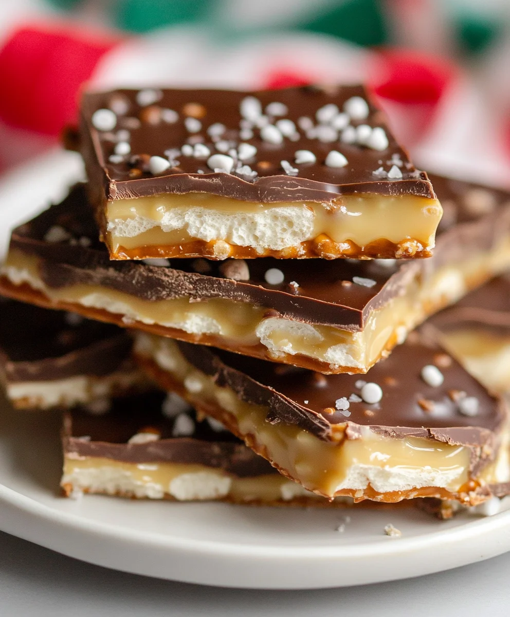 Christmas Pretzel Bark
