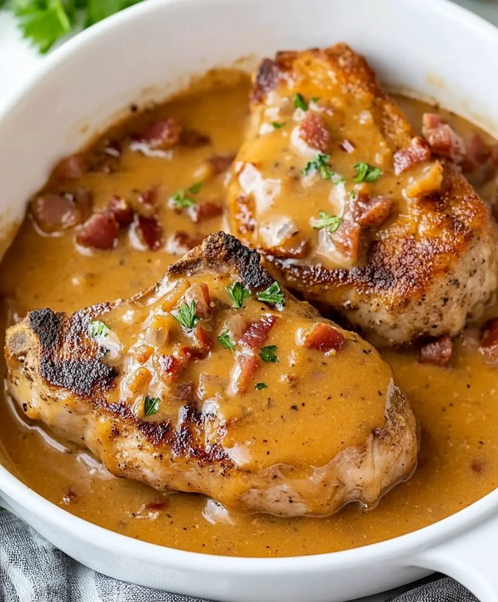 Juicy & Flavorful Smothered Pork Chops