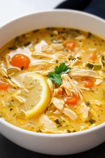 Lemon Chicken Soup