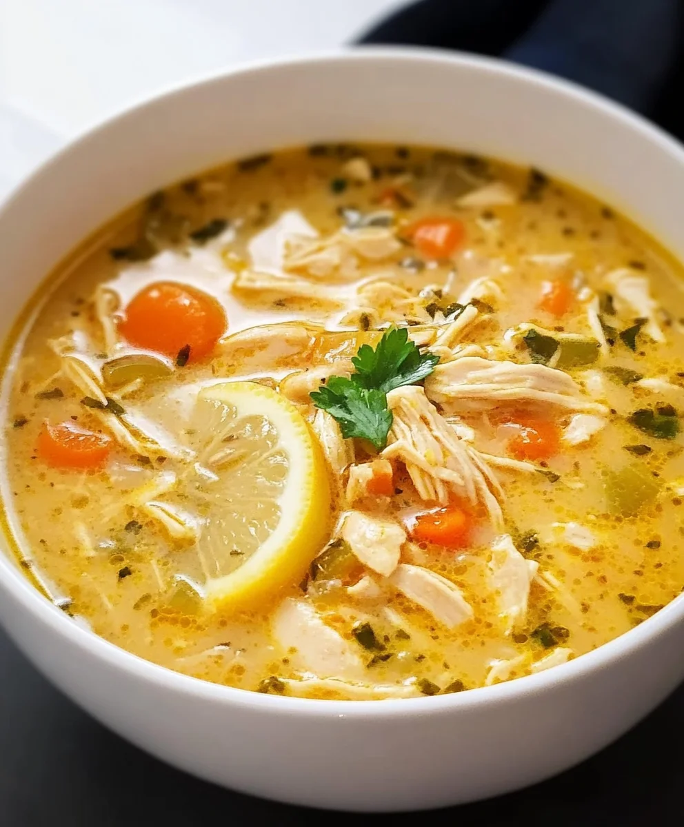 Lemon Chicken Soup