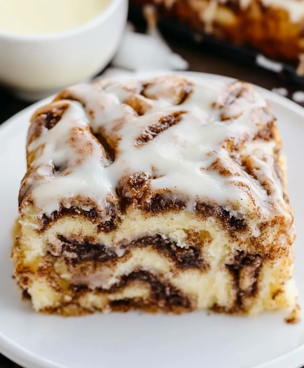 Cinnabon Cinnamon Roll Cake
