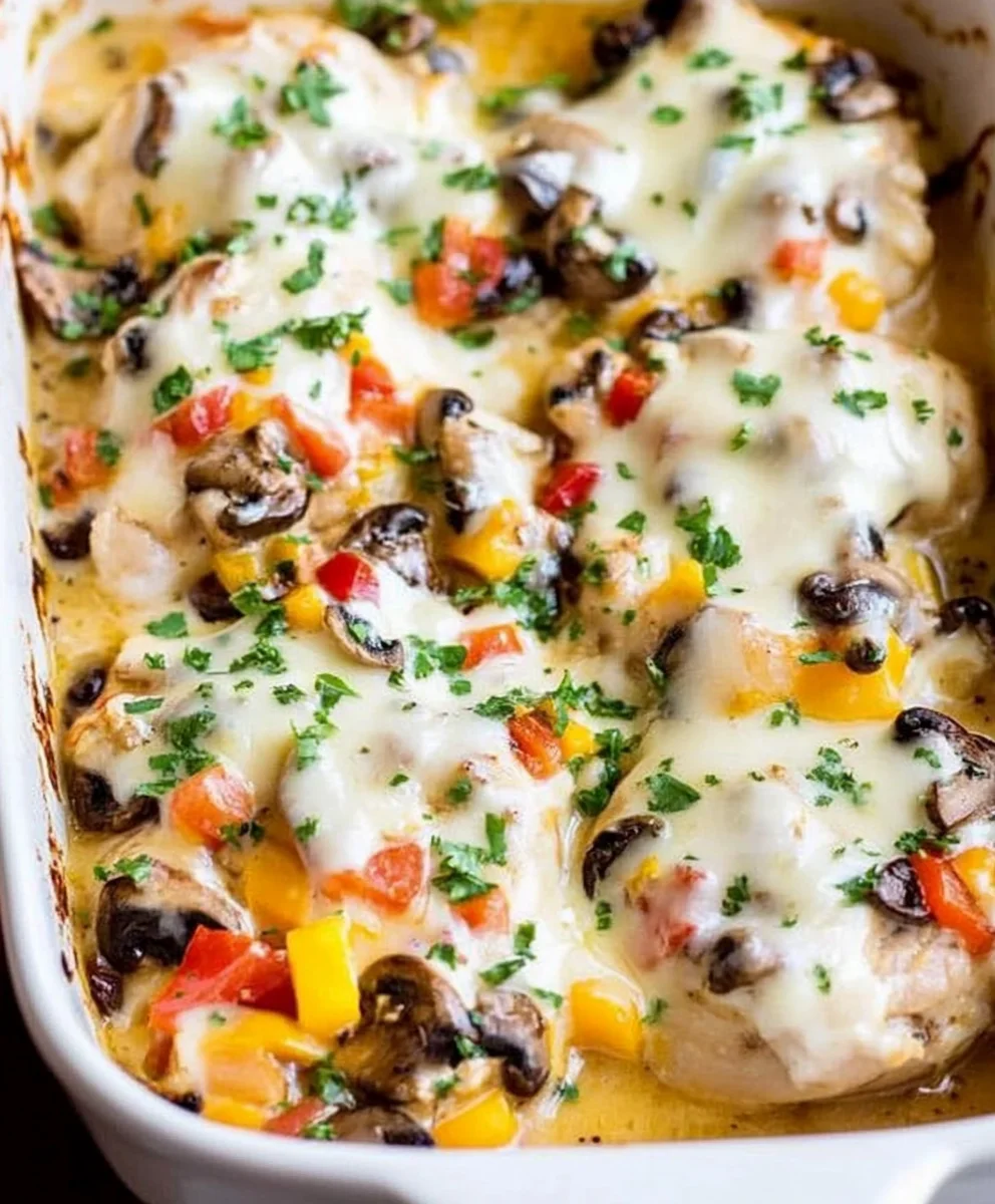 Baked Chicken and Peppers