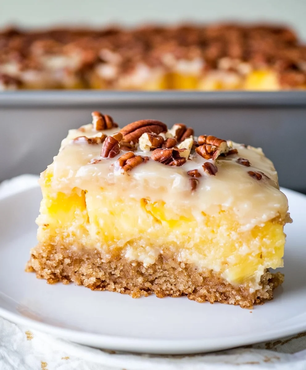 Pineapple Coconut God Bless America Cake