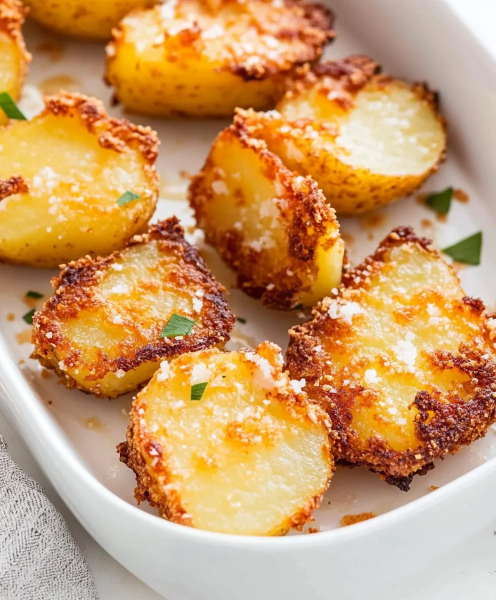 Crispy Parmesan Potatoes