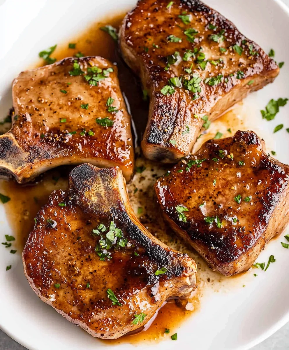Easy Honey Garlic Pork Chops