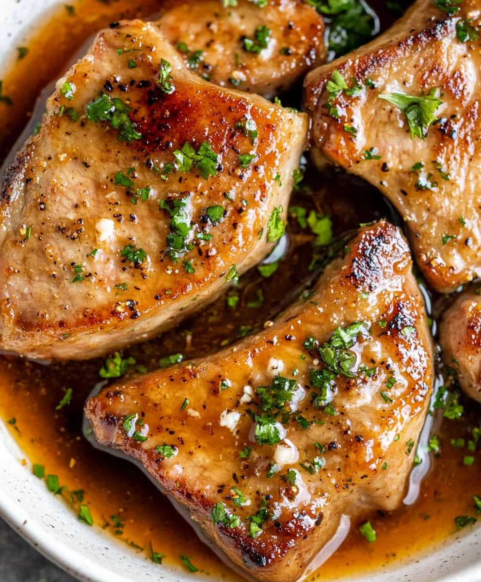 Easy Honey Garlic Pork Chops