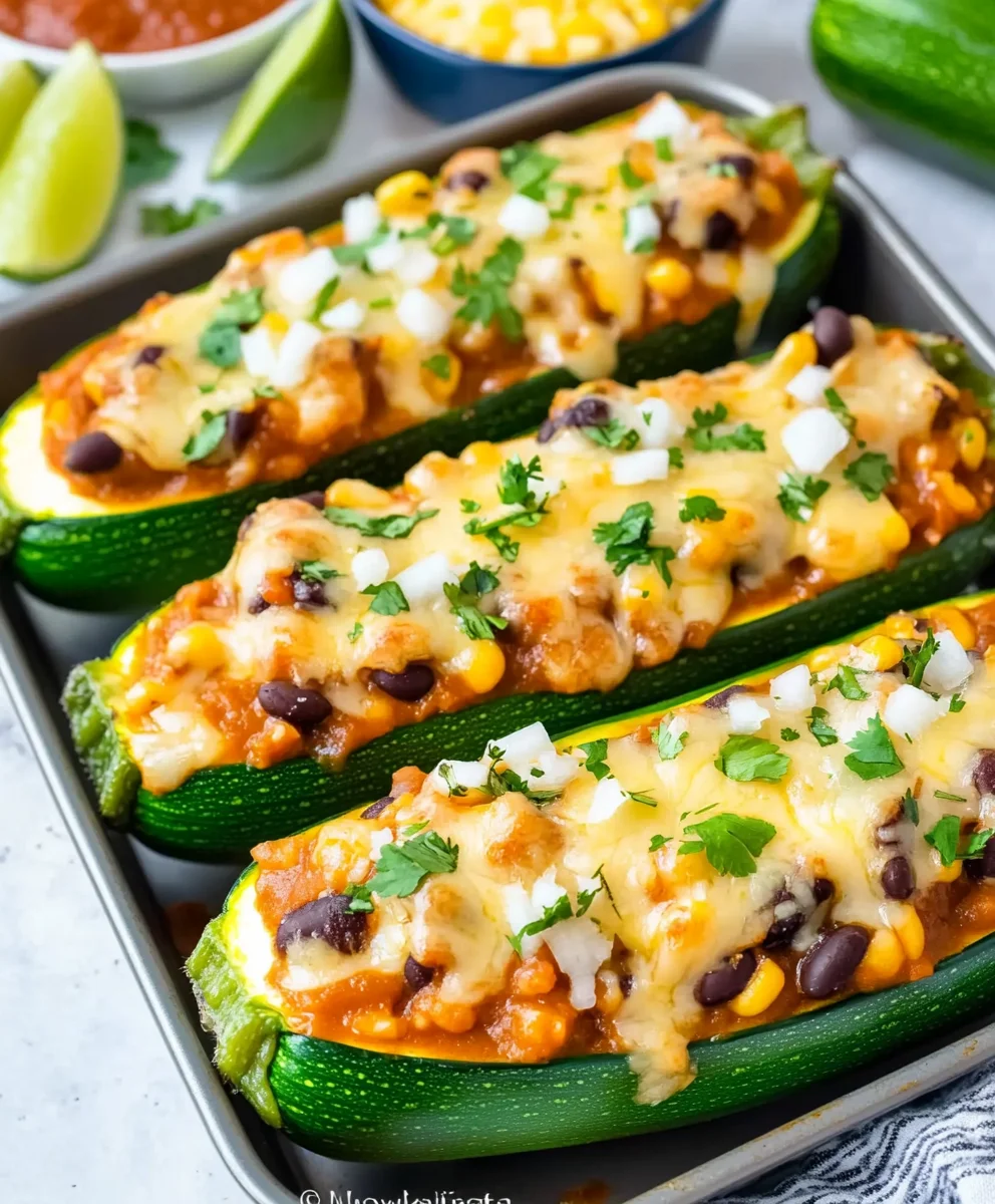Mexican Zucchini Boats