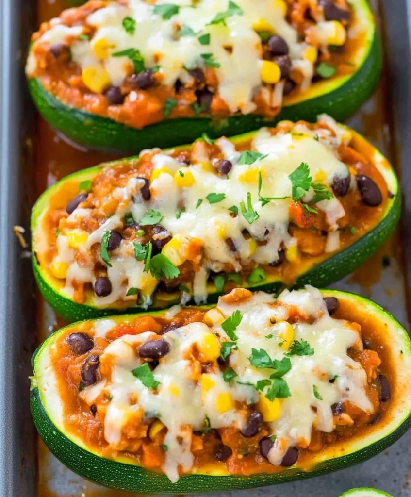 Mexican Zucchini Boats