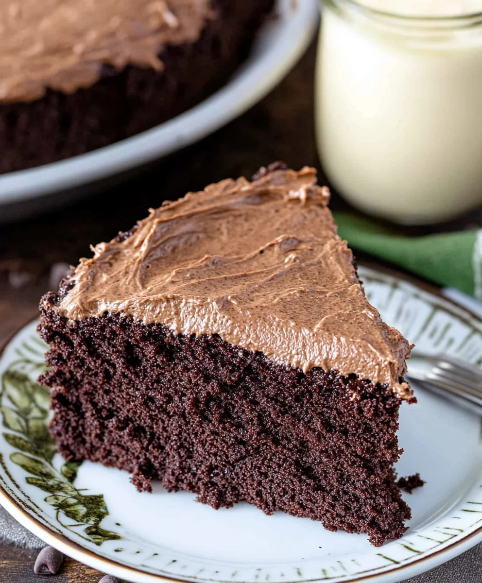 Chocolate Mayonnaise Cake