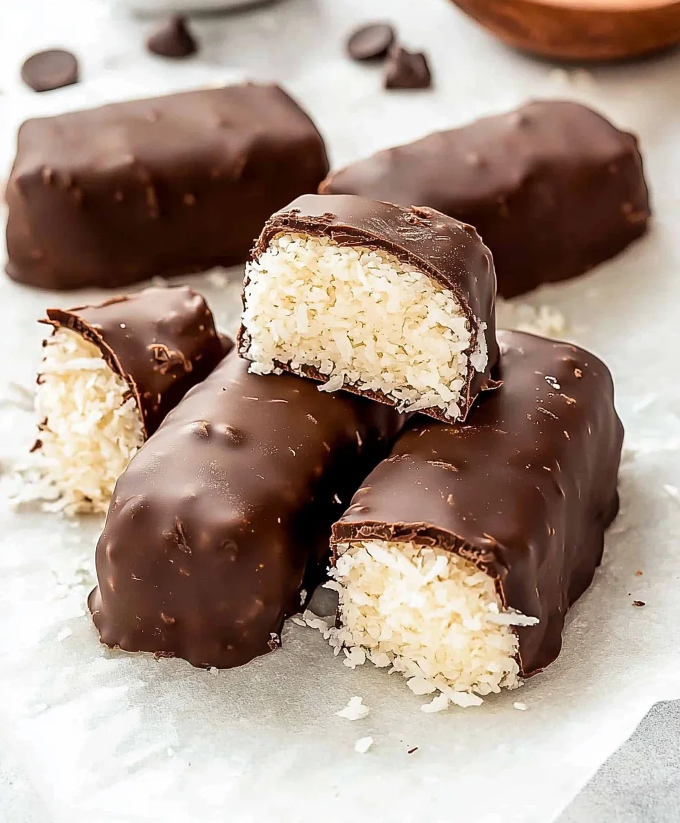 Homemade Bounty Bars (Mounds Bars)