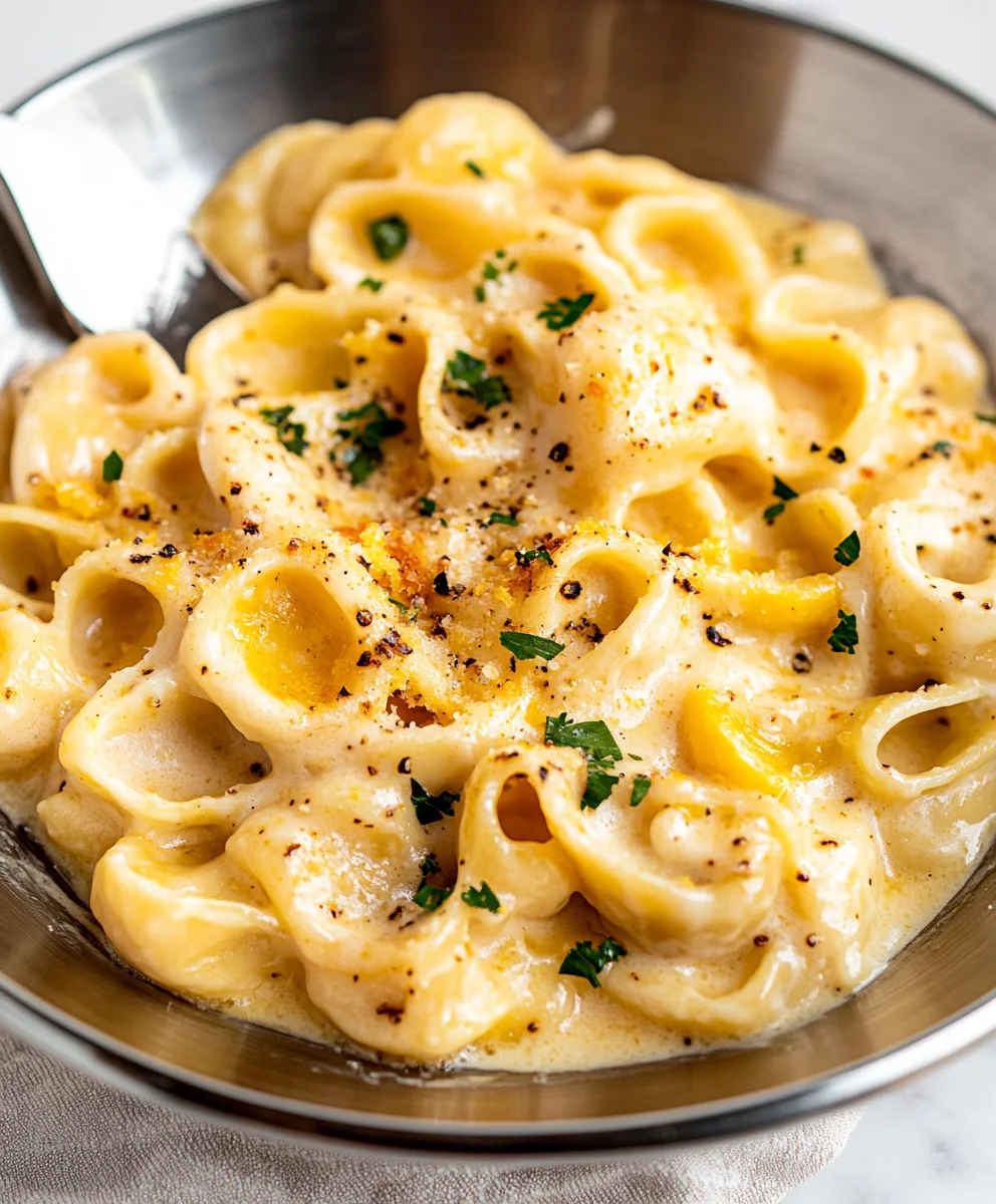 Creamy roast garlic and lemon pasta sauce